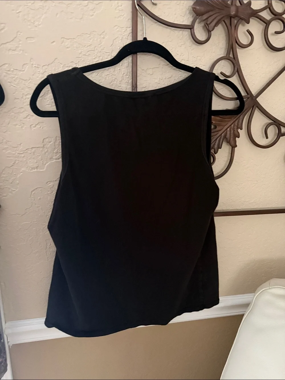 Michael Kors Black Tank with Gold MK Stud Logo large